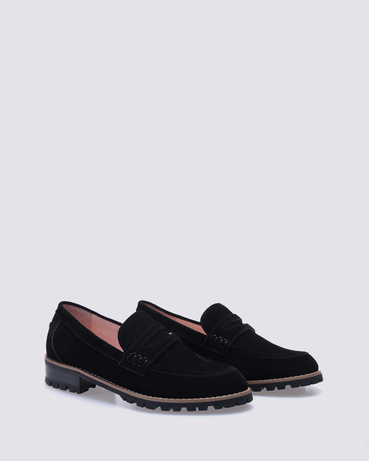 DANDY LOAFERS BLACK SUEDE LEATHER