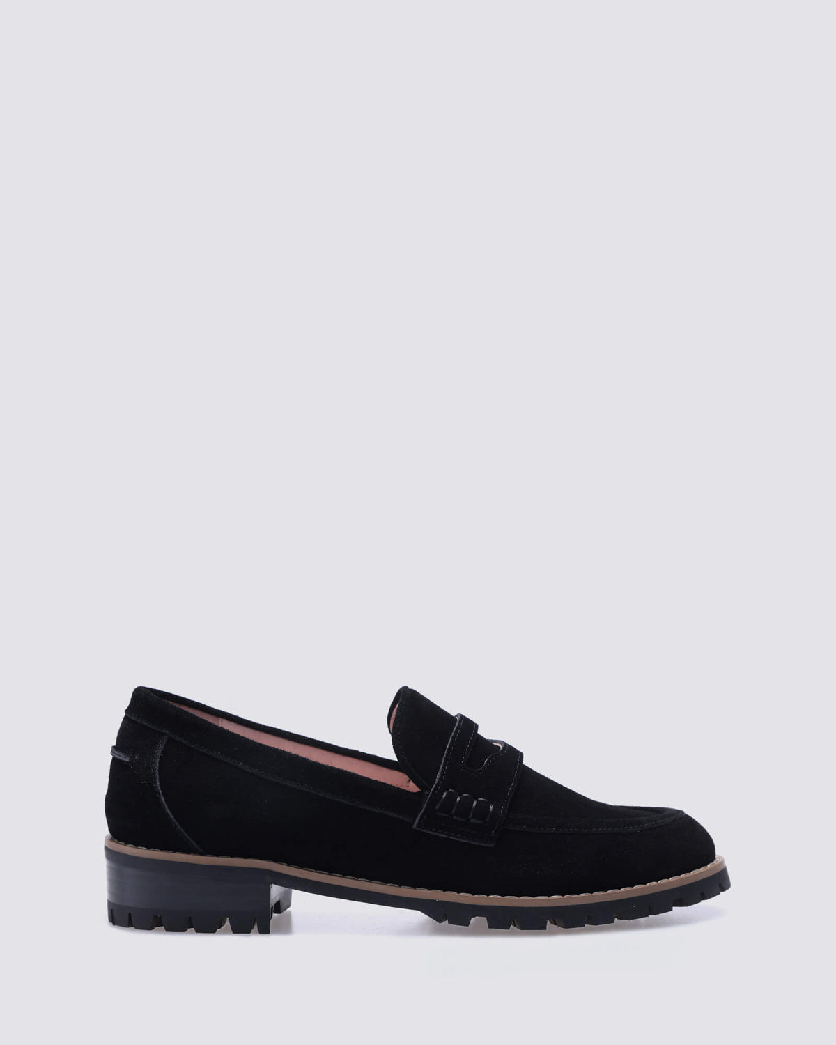 DANDY LOAFERS BLACK SUEDE LEATHER