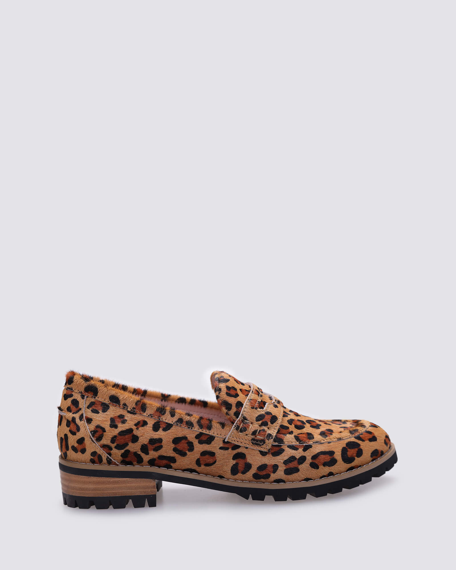 DANDY LOAFERS LEOPARD SUEDE