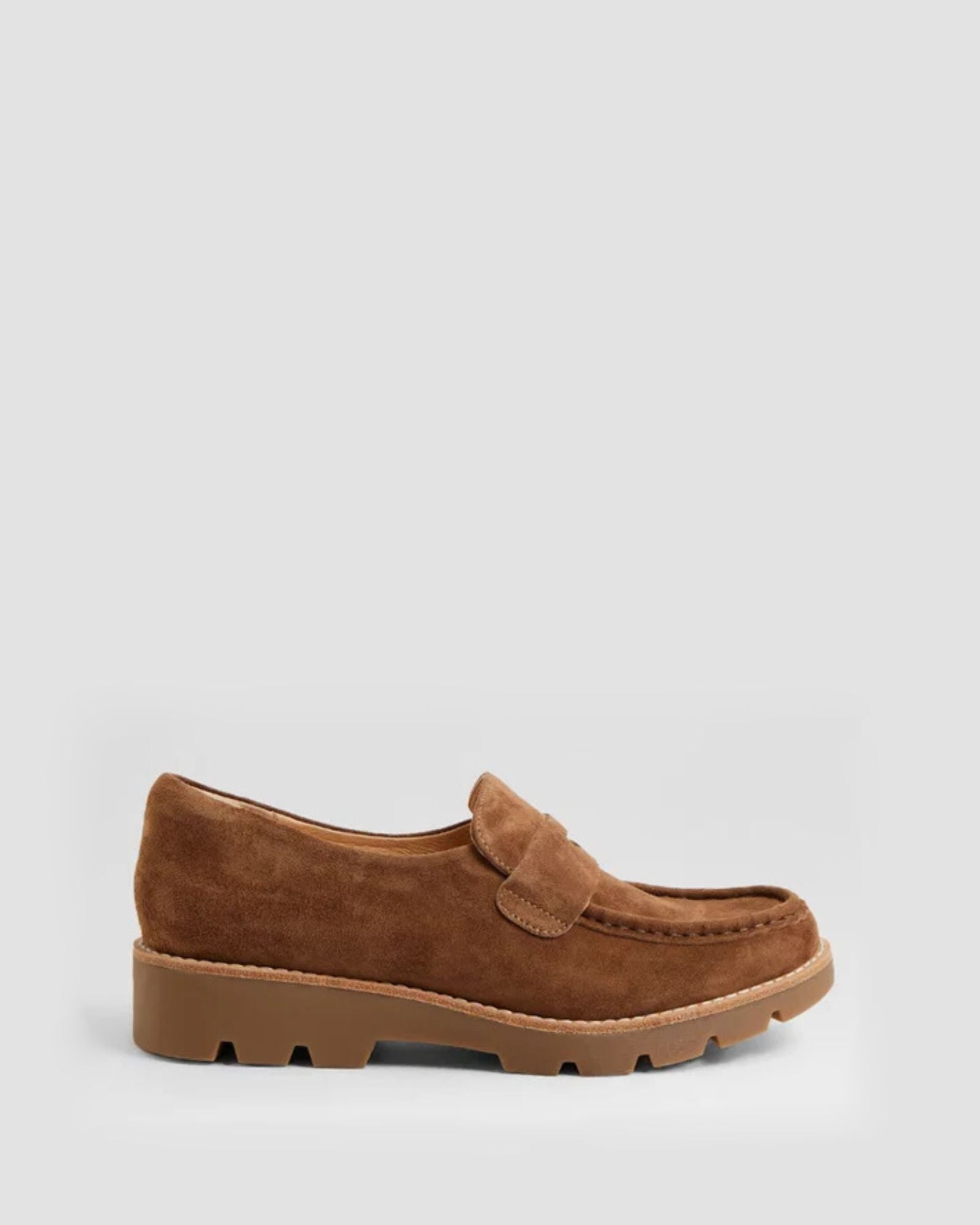 DORTE LOAFERS CHOCOLATE SUEDE