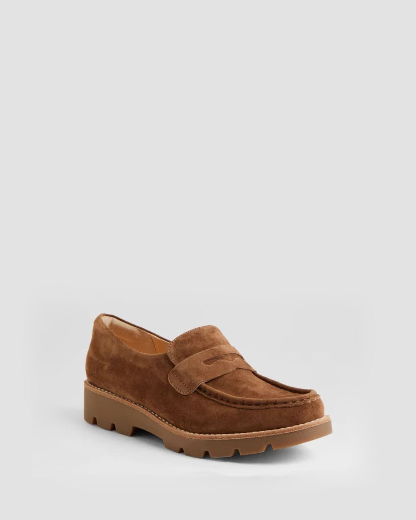 DORTE LOAFERS CHOCOLATE SUEDE