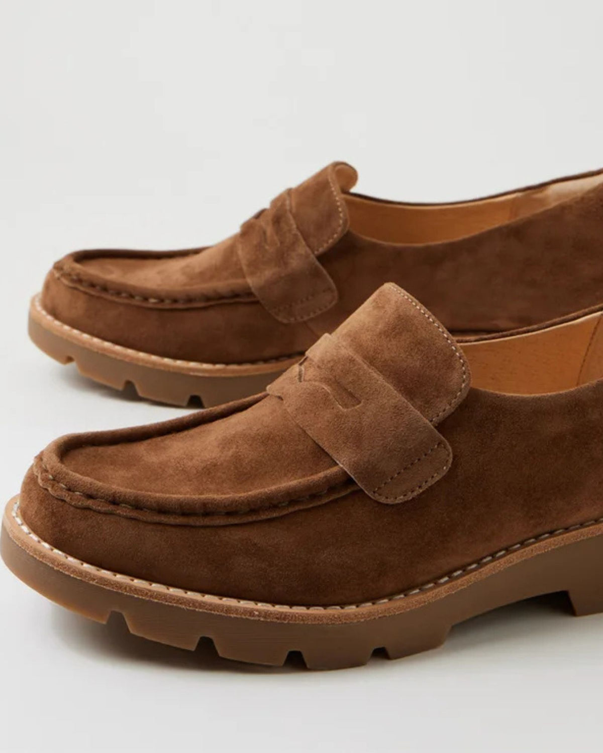 DORTE LOAFERS CHOCOLATE SUEDE