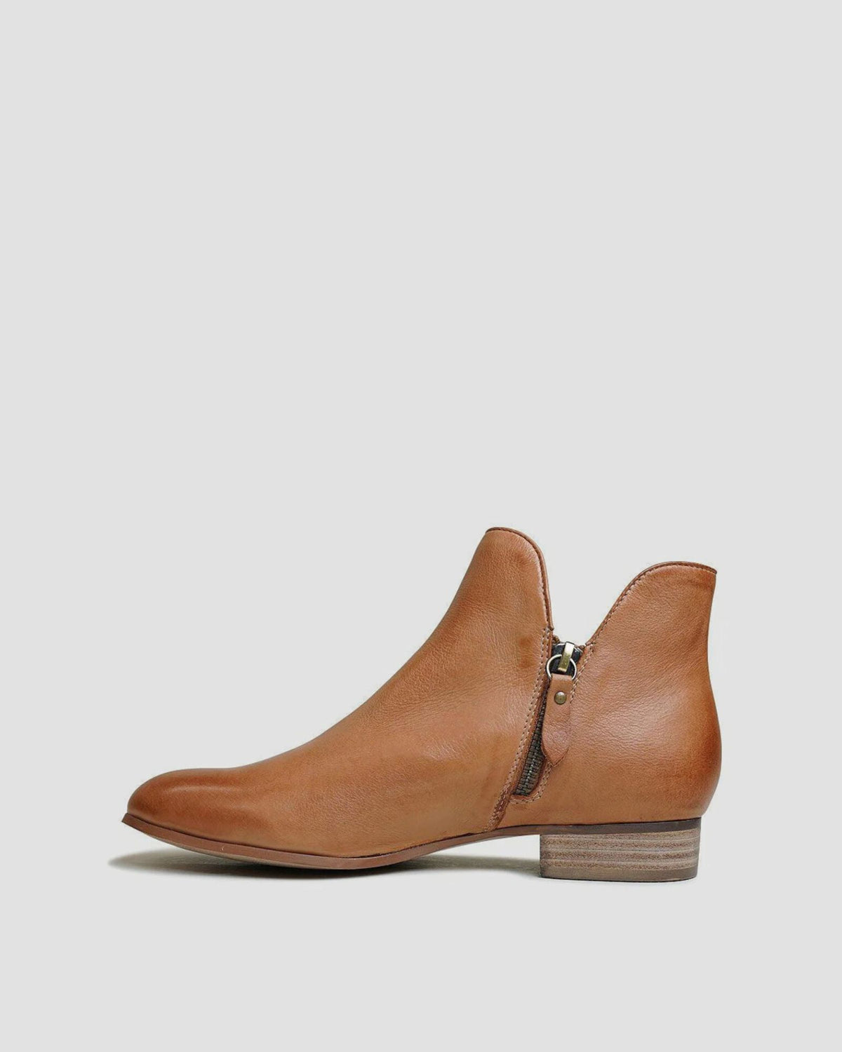 FAYE ANKLE BOOTS DARK TAN