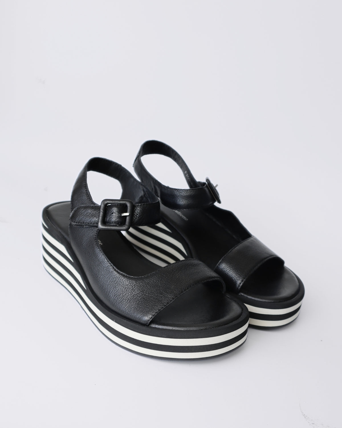 FIGG PLATFORM SANDALS BLACK