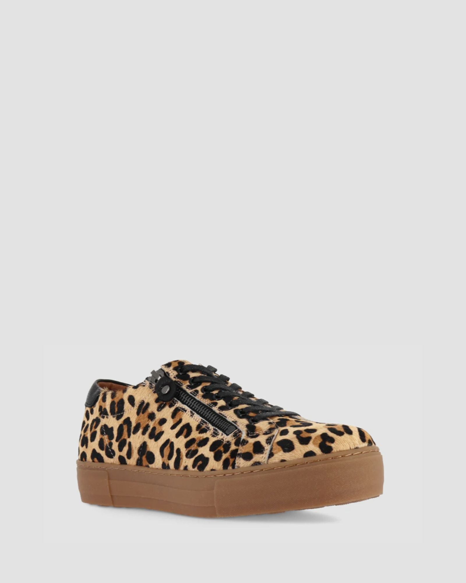FROGGY SNEAKERS TAN LEOPARD