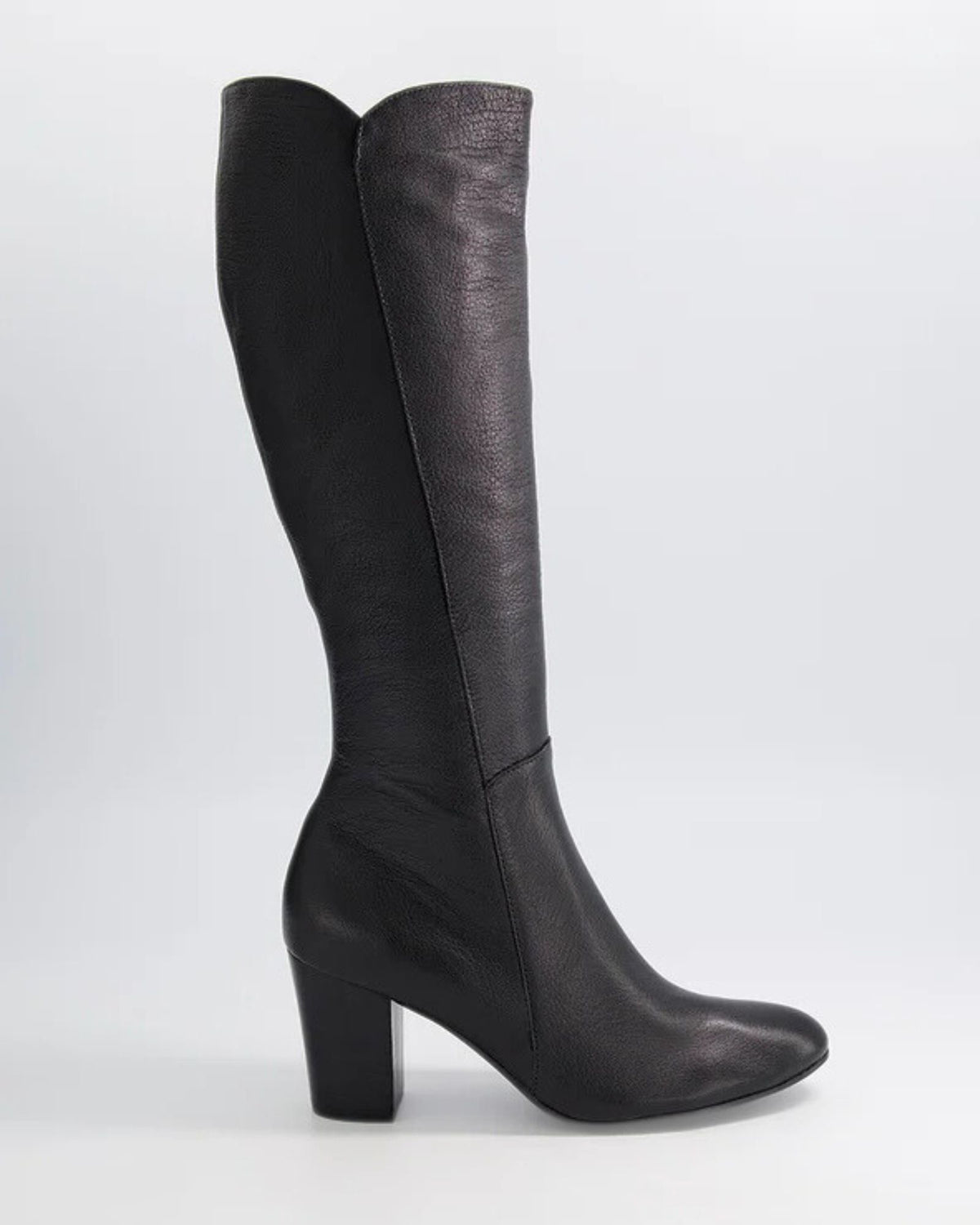 LONSON KNEE HIGH BOOTS BLACK