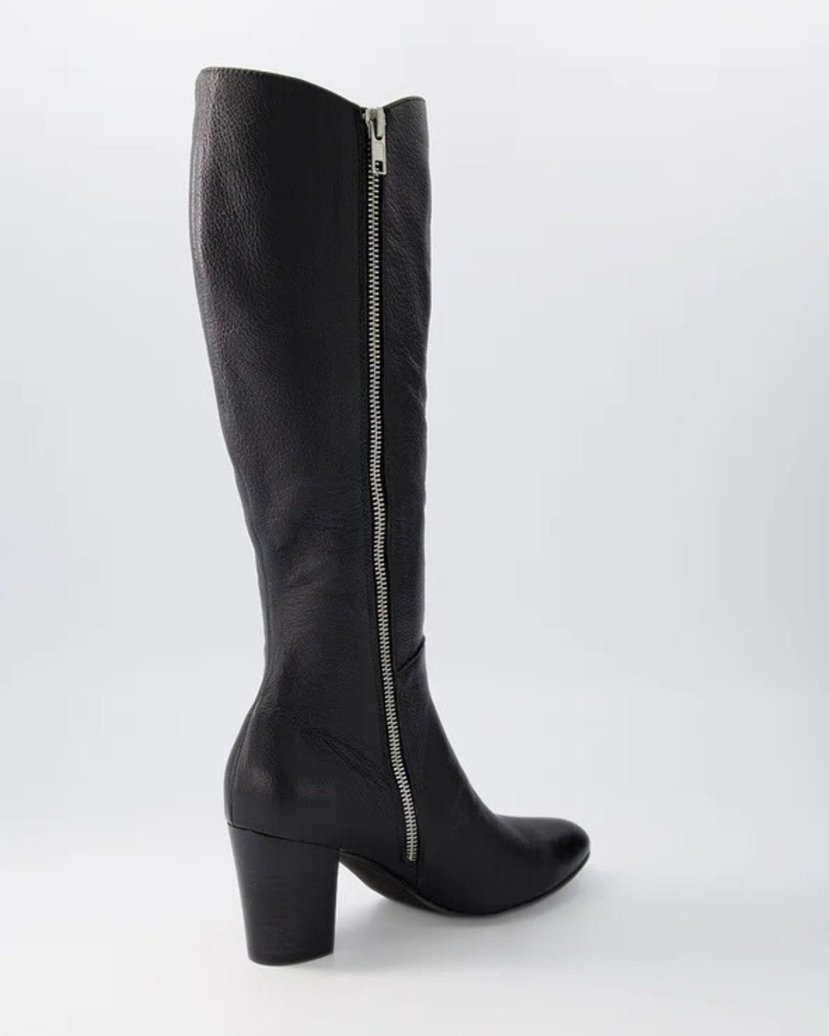 LONSON KNEE HIGH BOOTS BLACK