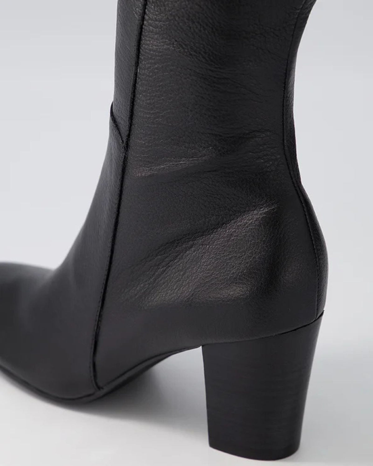 LONSON KNEE HIGH BOOTS BLACK