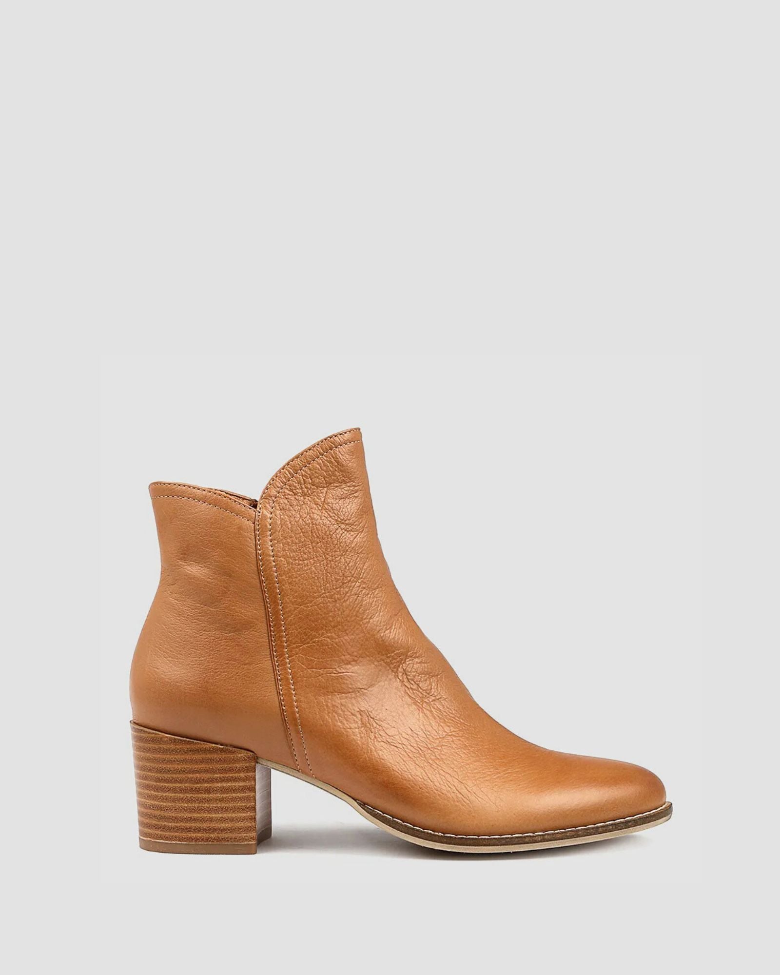 MOCKAS ANKLE BOOTS DARK TAN