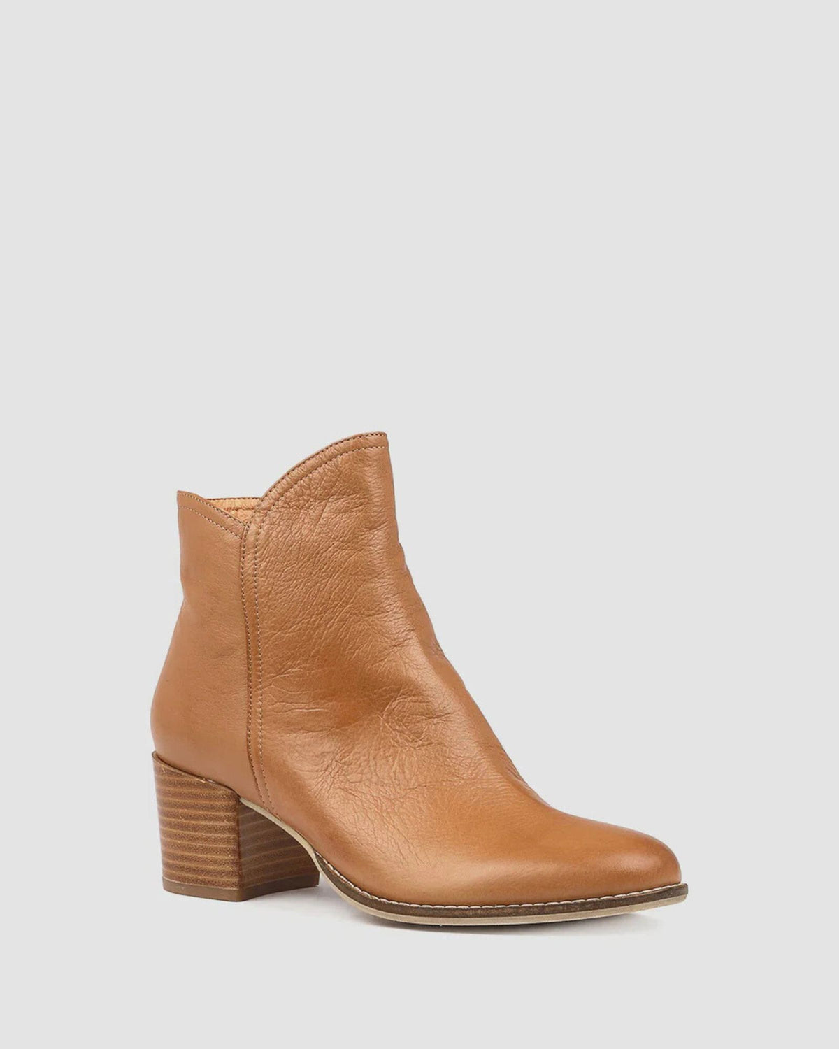 MOCKAS ANKLE BOOTS DARK TAN