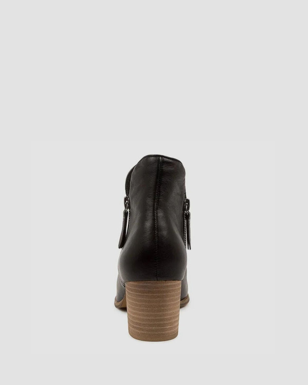 SHIANNELY ANKLE BOOTS BLACK/NATURAL
