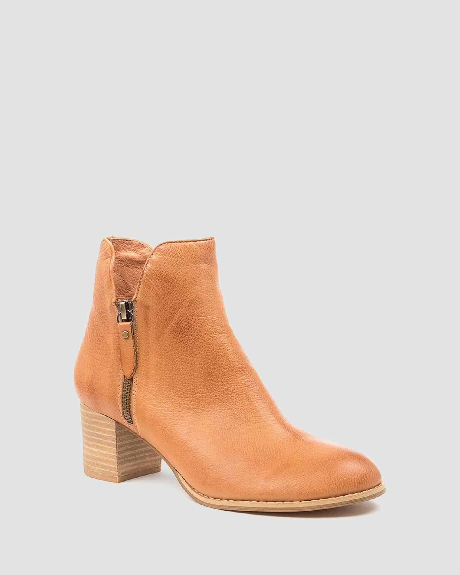 SHIANNELY ANKLE BOOTS DARK TAN