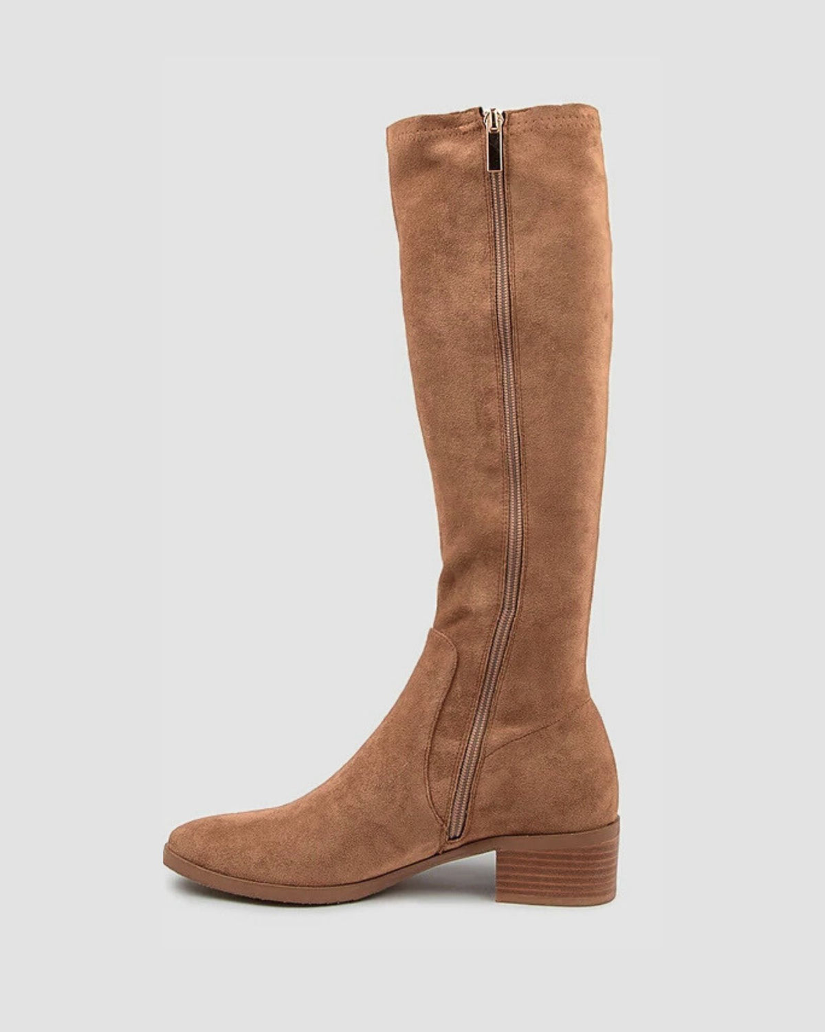 TIMOTHIE KNEE HIGH BOOTS LIGHT CHOCOLATE
