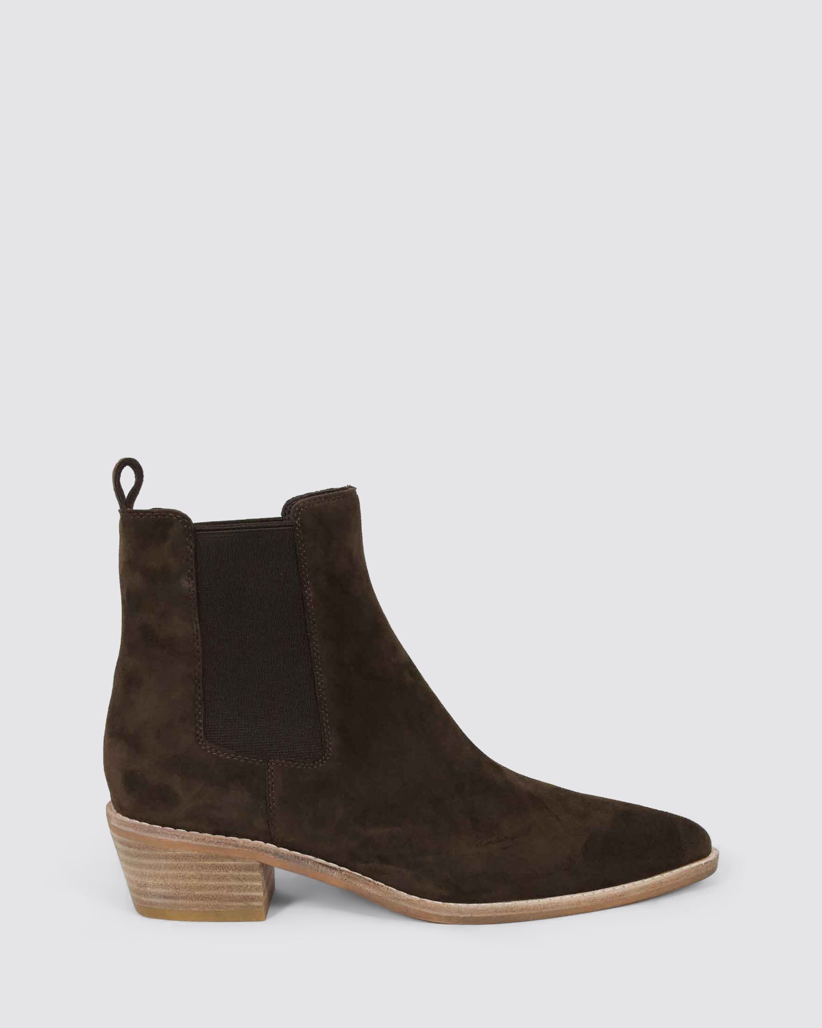 DANELLE ANKLE BOOTS CHOCOLATE SUEDE
