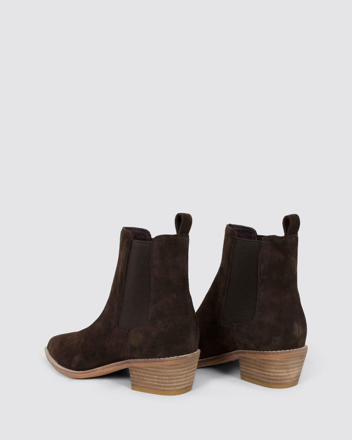 DANELLE ANKLE BOOTS CHOCOLATE SUEDE