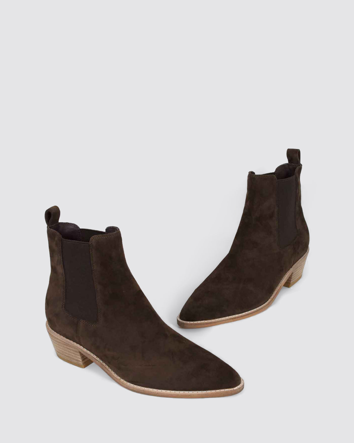 DANELLE ANKLE BOOTS CHOCOLATE SUEDE
