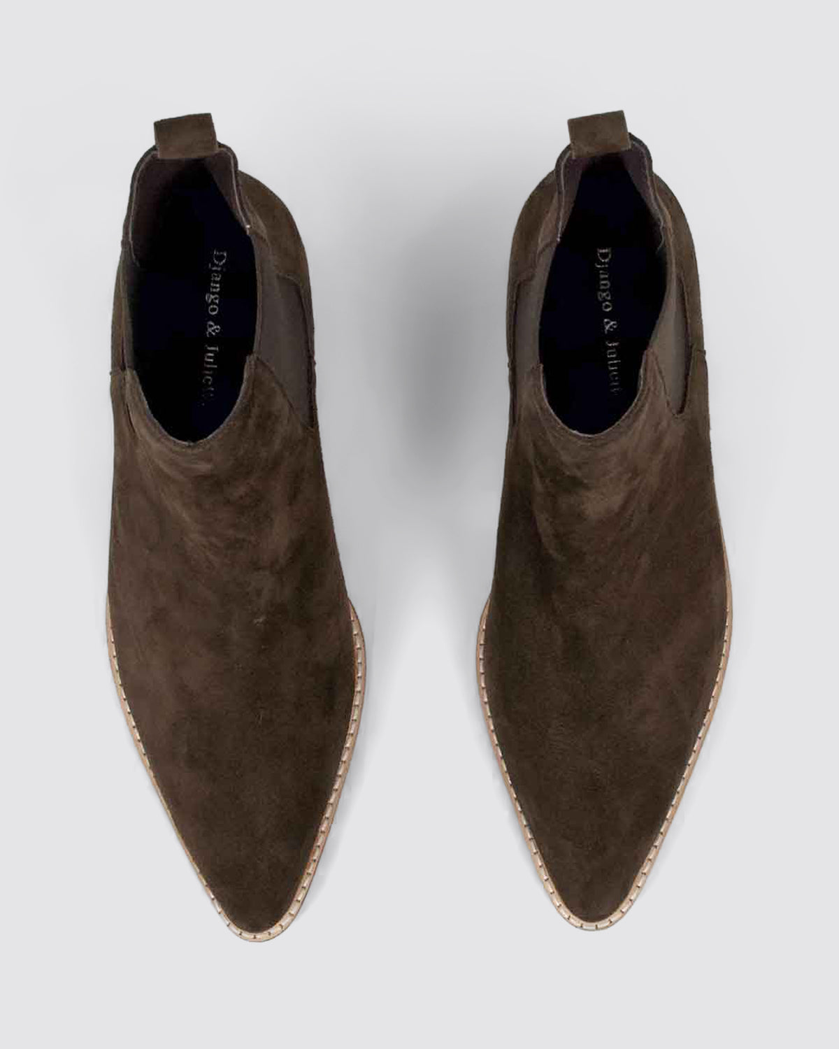DANELLE ANKLE BOOTS CHOCOLATE SUEDE