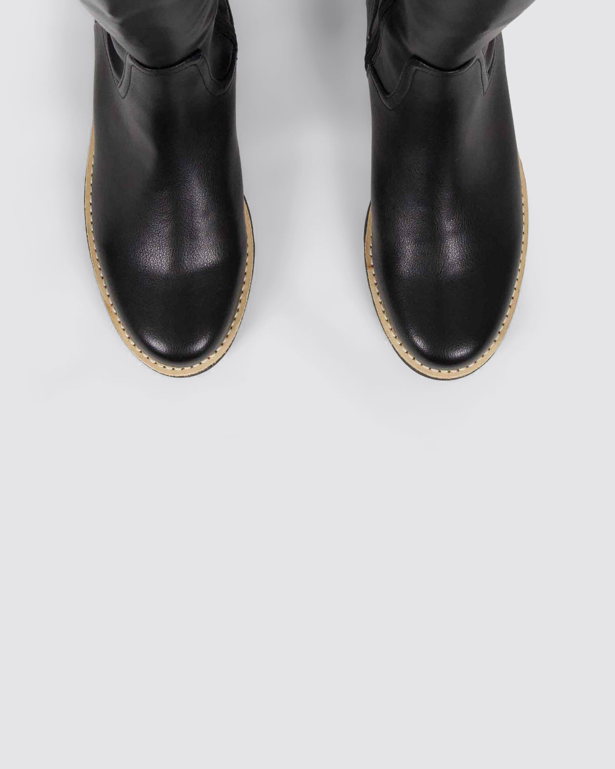 DELLAH LONG BOOTS BLACK STRETCH