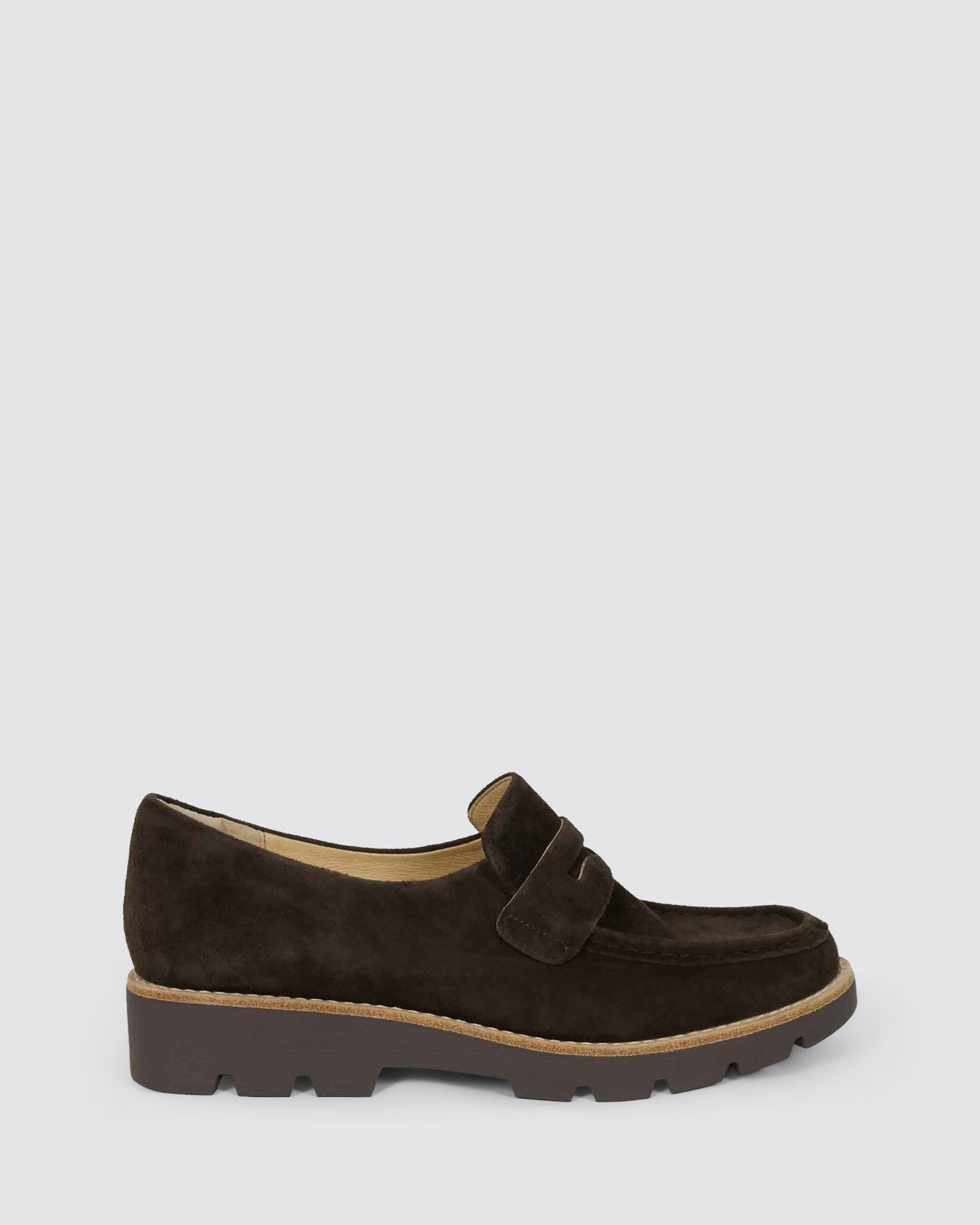 DORTE LOAFERS CHOCOLATE SUEDE