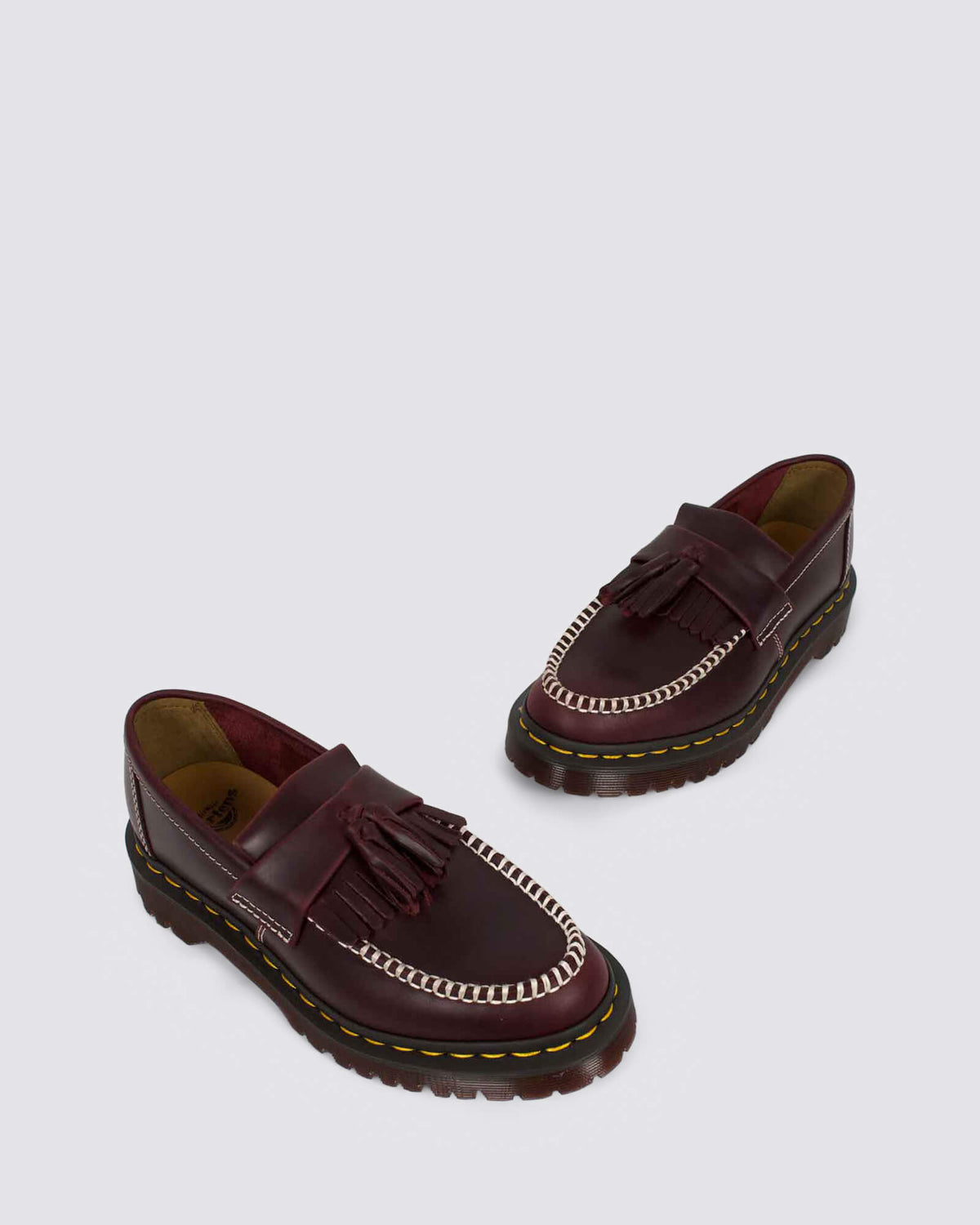 ADRIAN BEN TASSEL LOAFER CHERRY RED ORLEANS