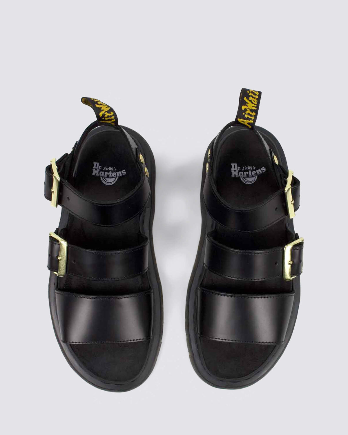 GRYPHON STRAP SANDAL BLACK ATLAS