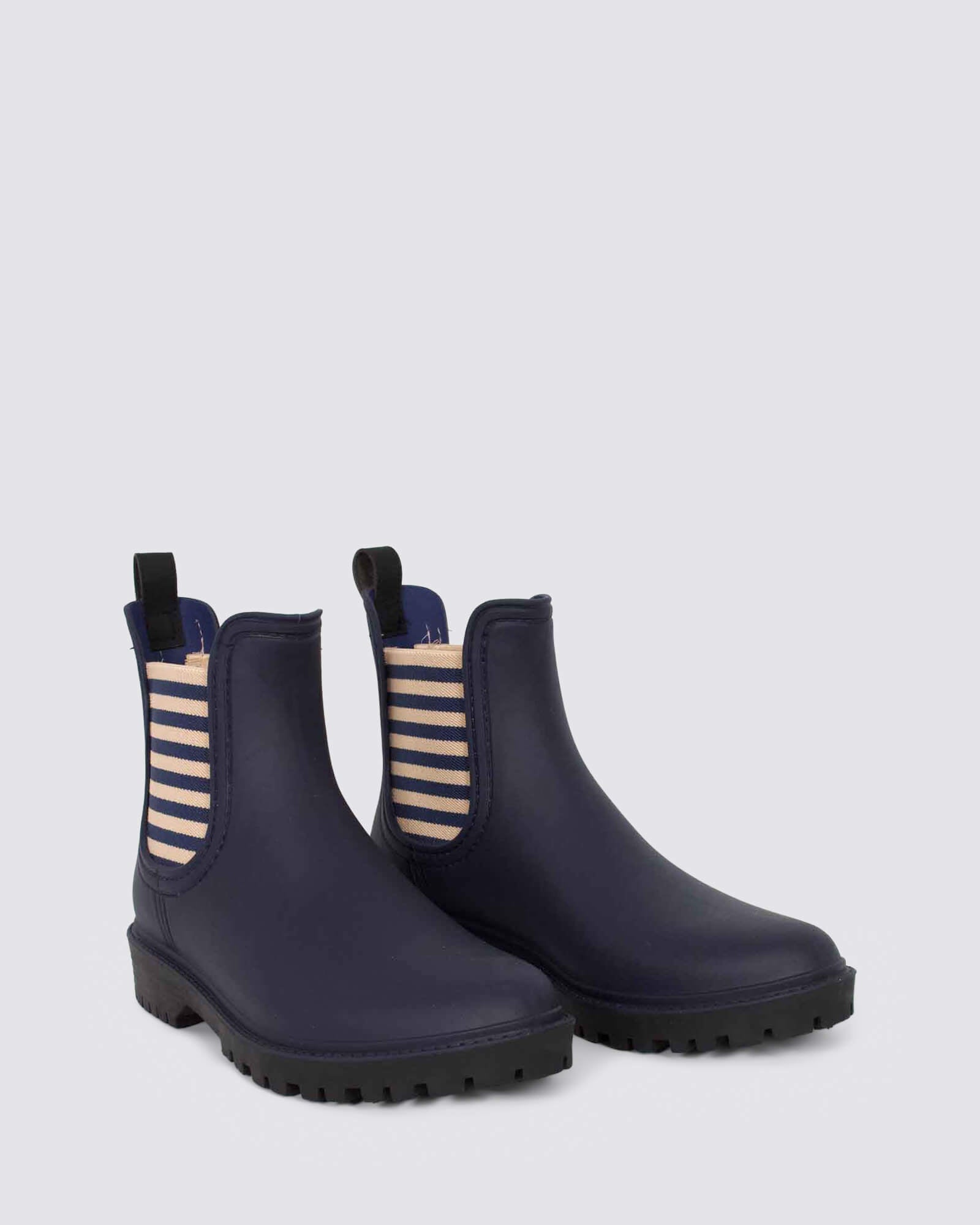 LAURINA2 GUMBOOTS NAVY STRIPE