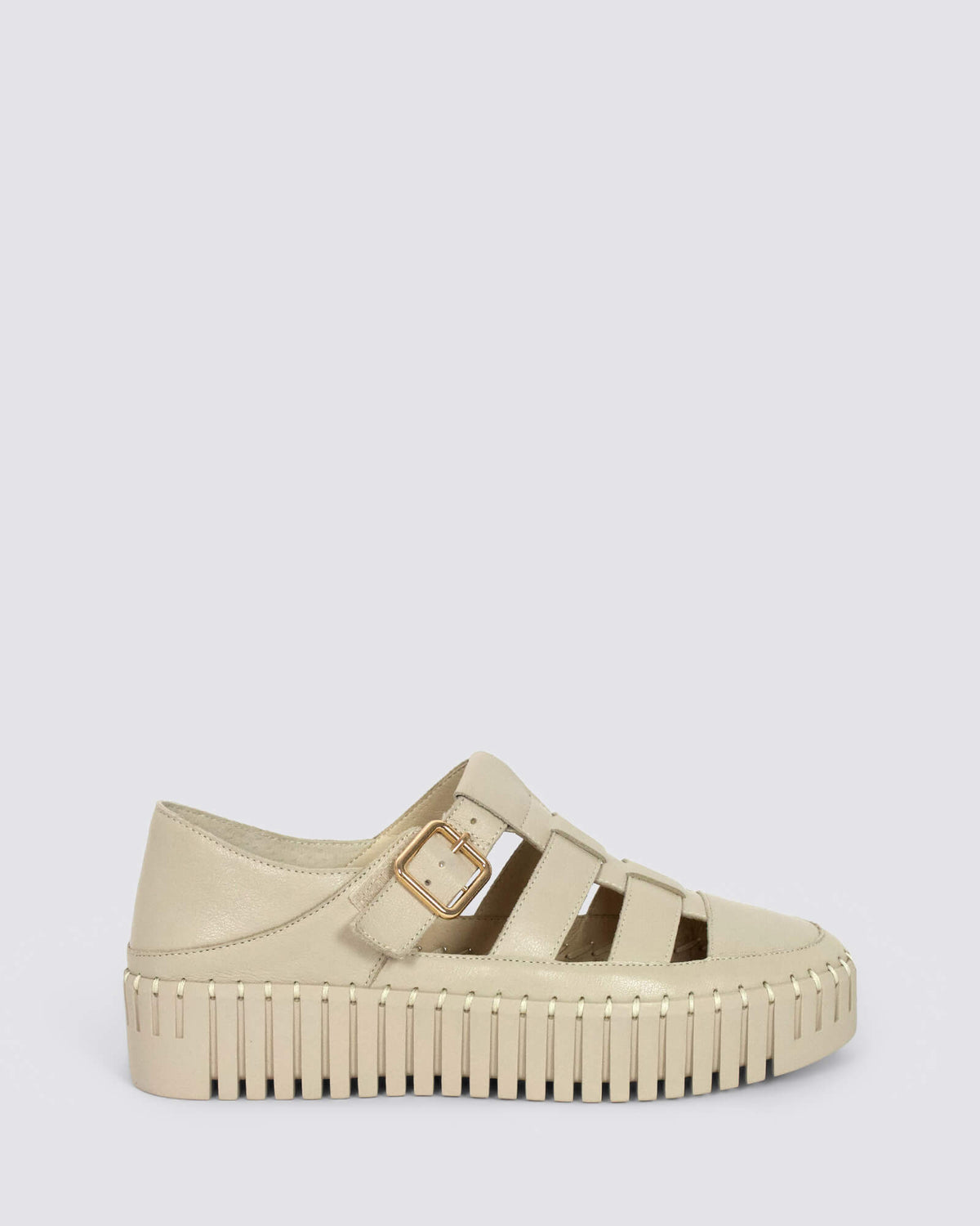 BAYTOWN FLAT SANDALS ALMOND