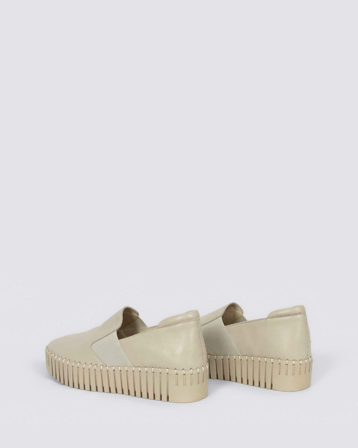 BECCA FLATS ALMOND LEATHER