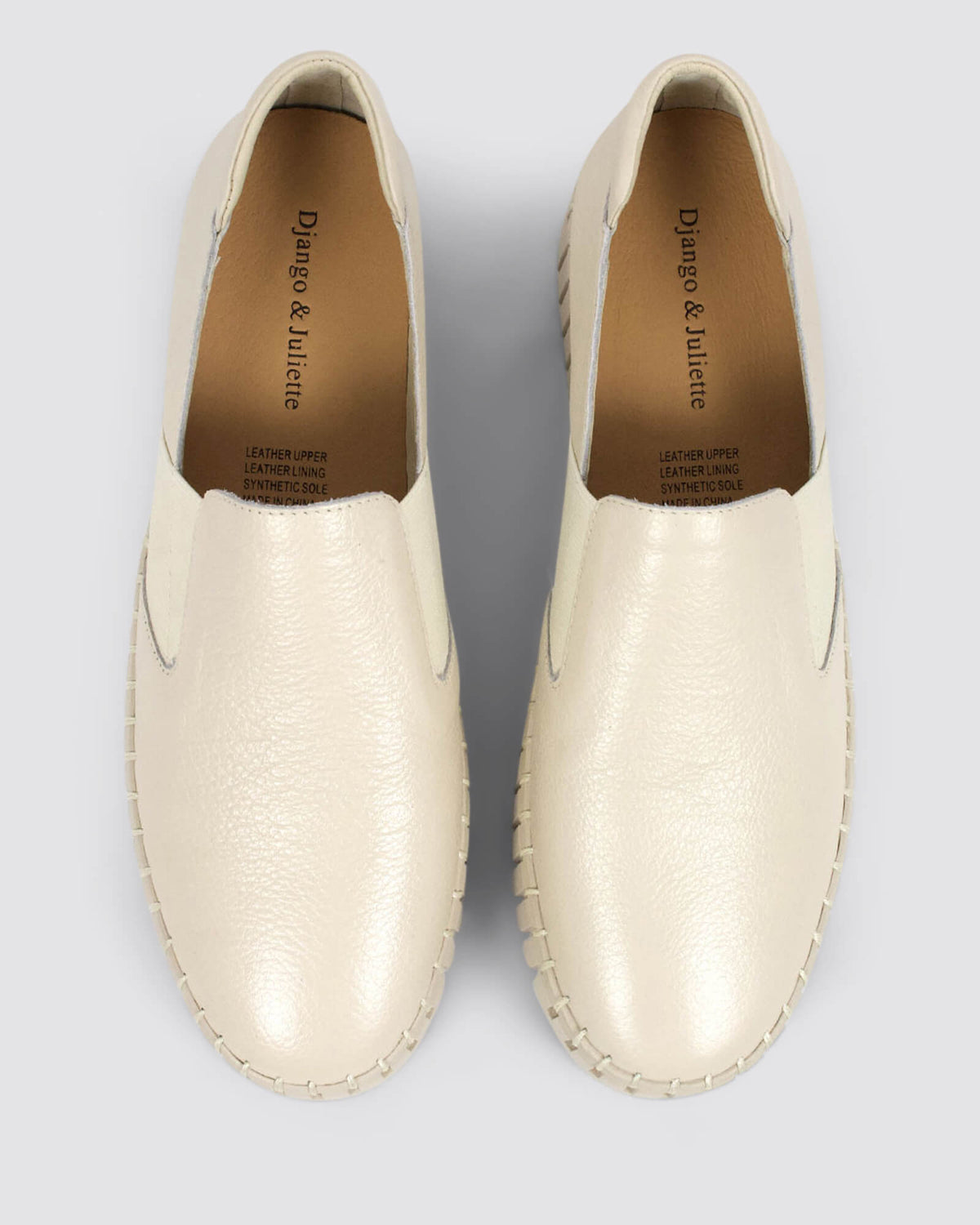 BECCA SNEAKERS MILK LEATHER