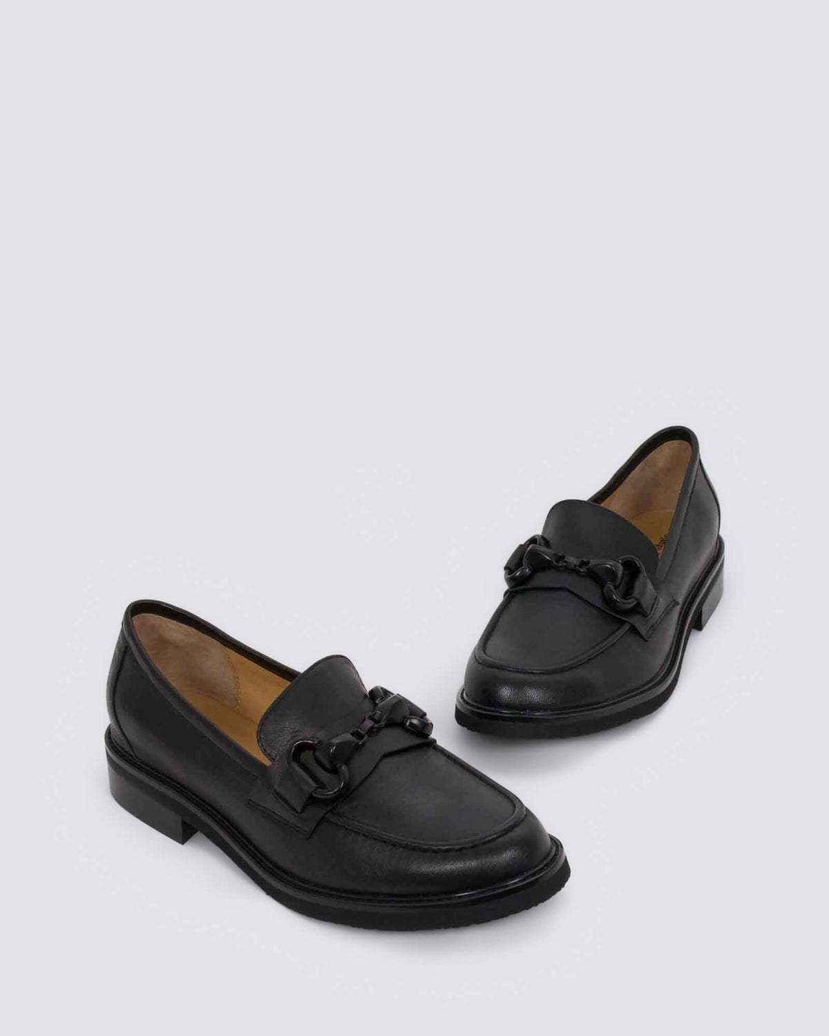 BELGRADES LOAFERS BLACK LEATHER