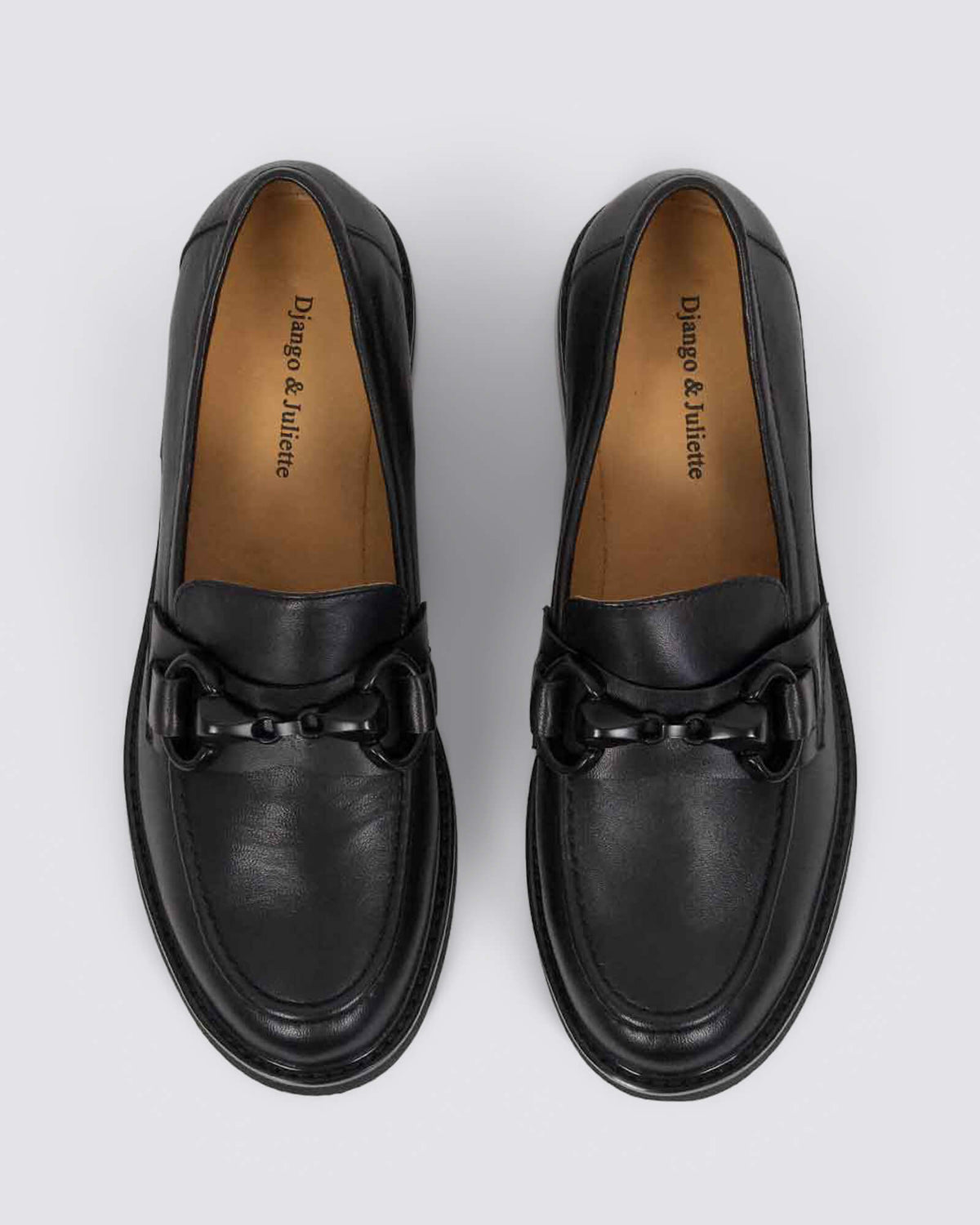 BELGRADES LOAFERS BLACK LEATHER