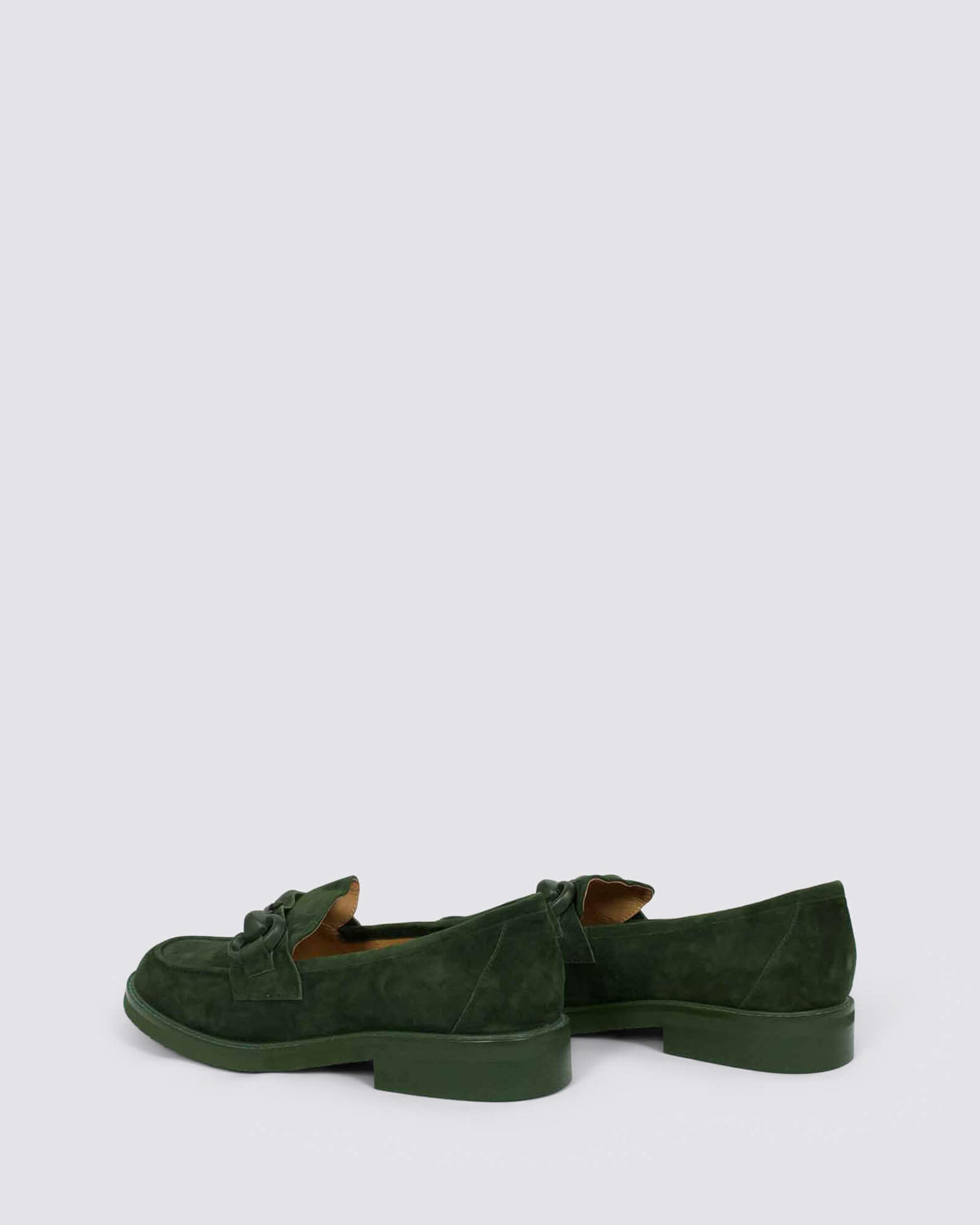 BELGRADES LOAFERS OLIVE SUEDE