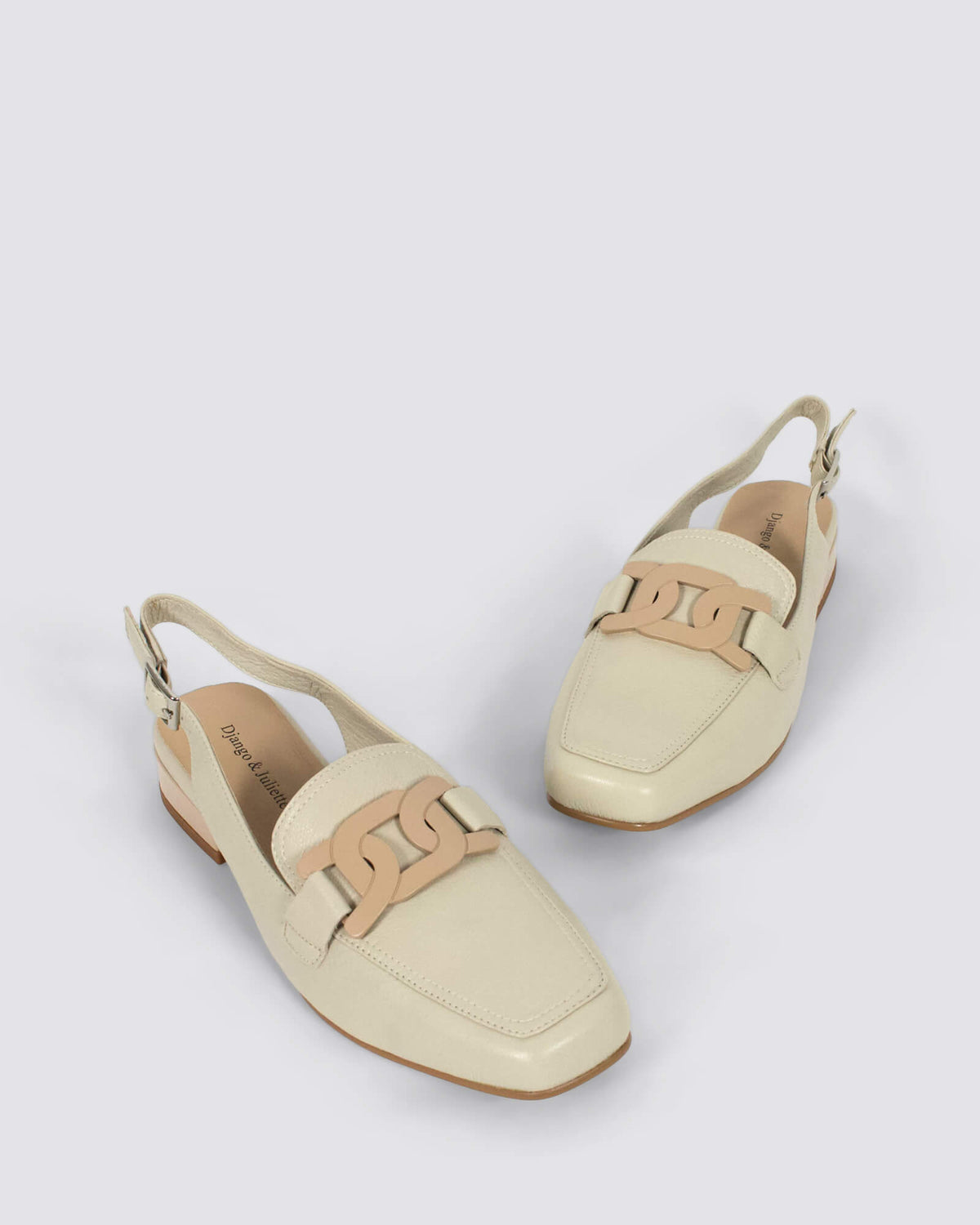 BOSSYS SLINGBACK LOAFERS ALMOND CAFE