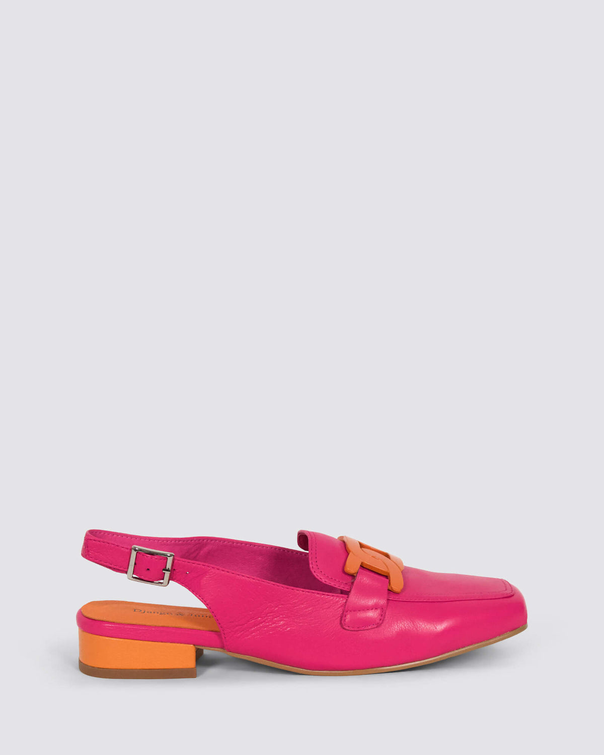 BOSSYS SLINGBACK LOAFERS FUCHSIA ORANGE