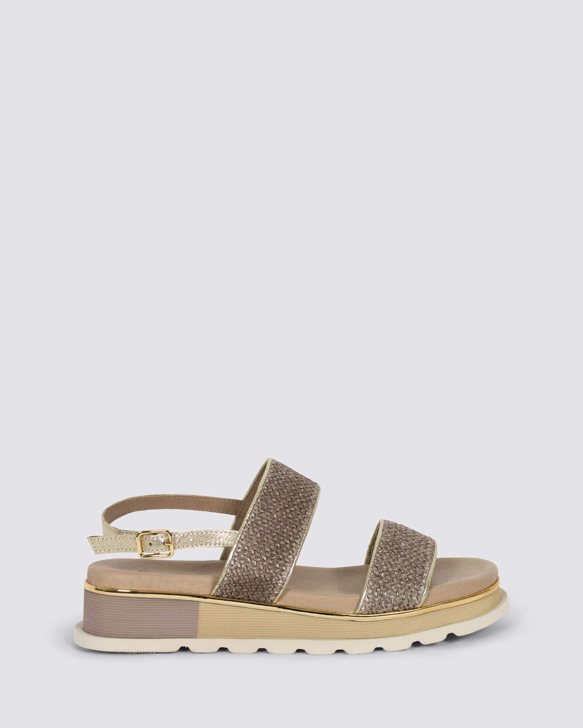 CADETTE SANDALS MOCCA GOLD