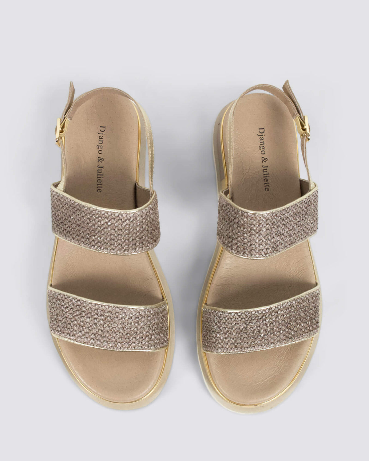 CADETTE SANDALS MOCCA GOLD