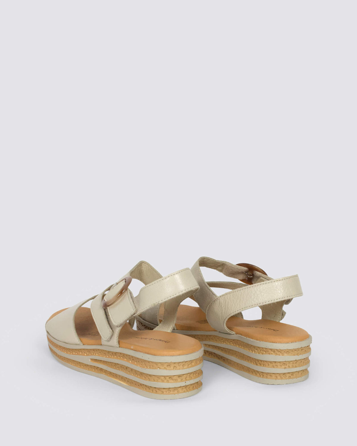 CHARLEEN WEDGE SANDALS ALMOND