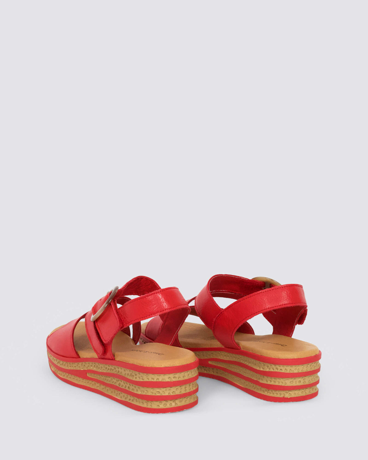 CHARLEEN WEDGE SANDALS RED