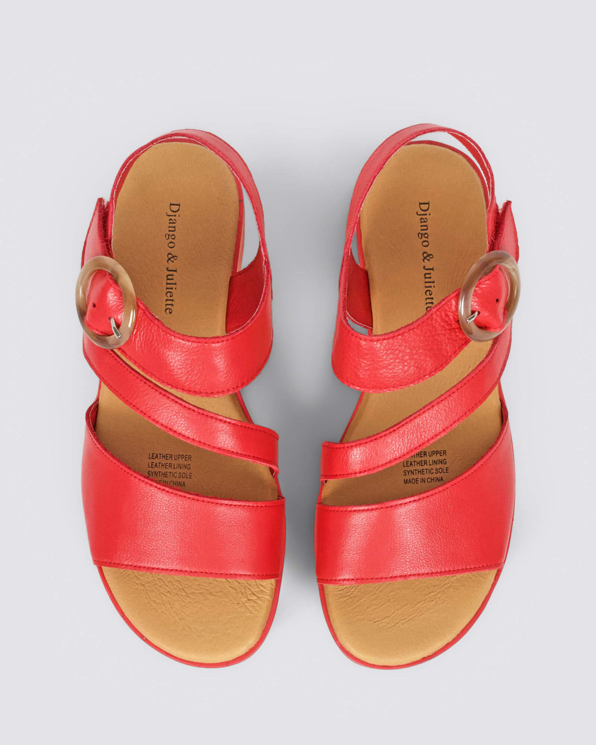 CHARLEEN WEDGE SANDALS RED