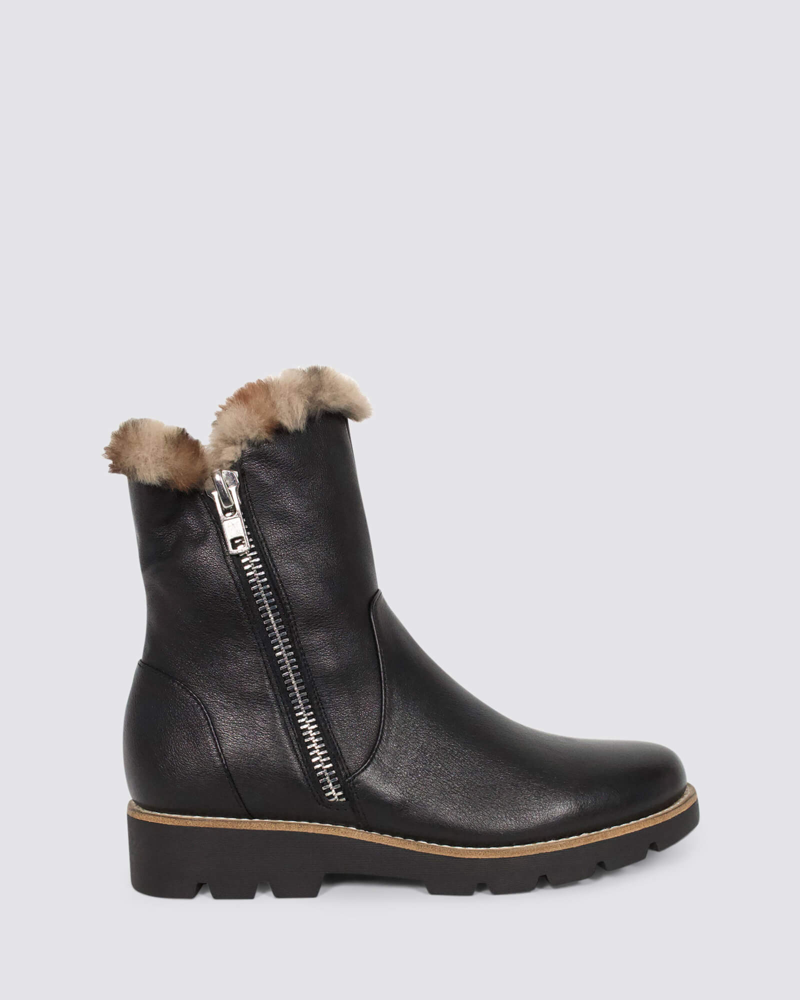 DLINGA BOOTS BLACK/TAN LEATHER