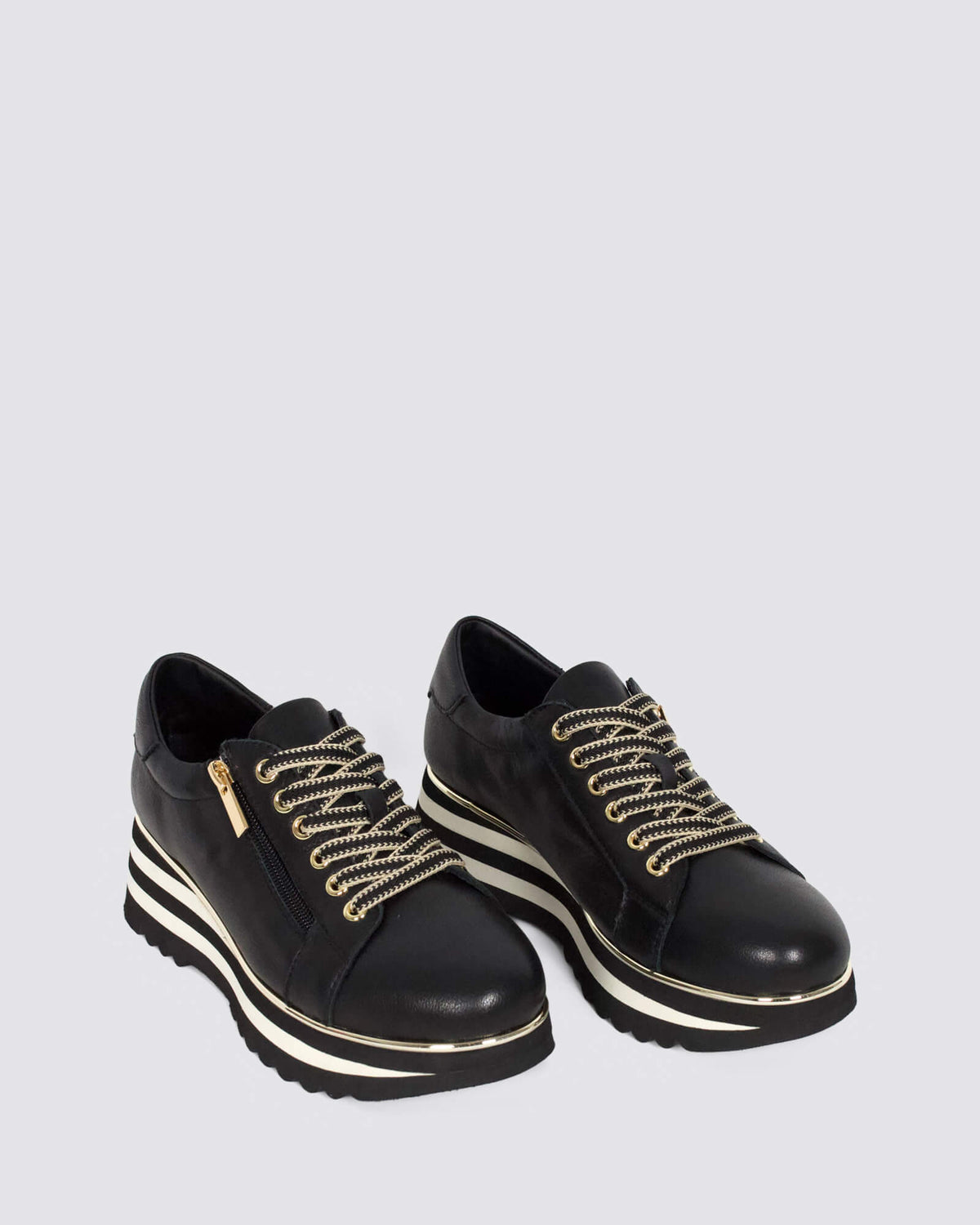 EAMMES PLATFORM SNEAKERS BLACK