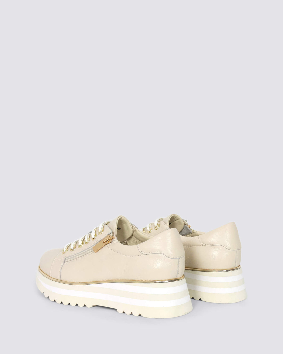 EAMMES PLATFORM SNEAKERS MILK