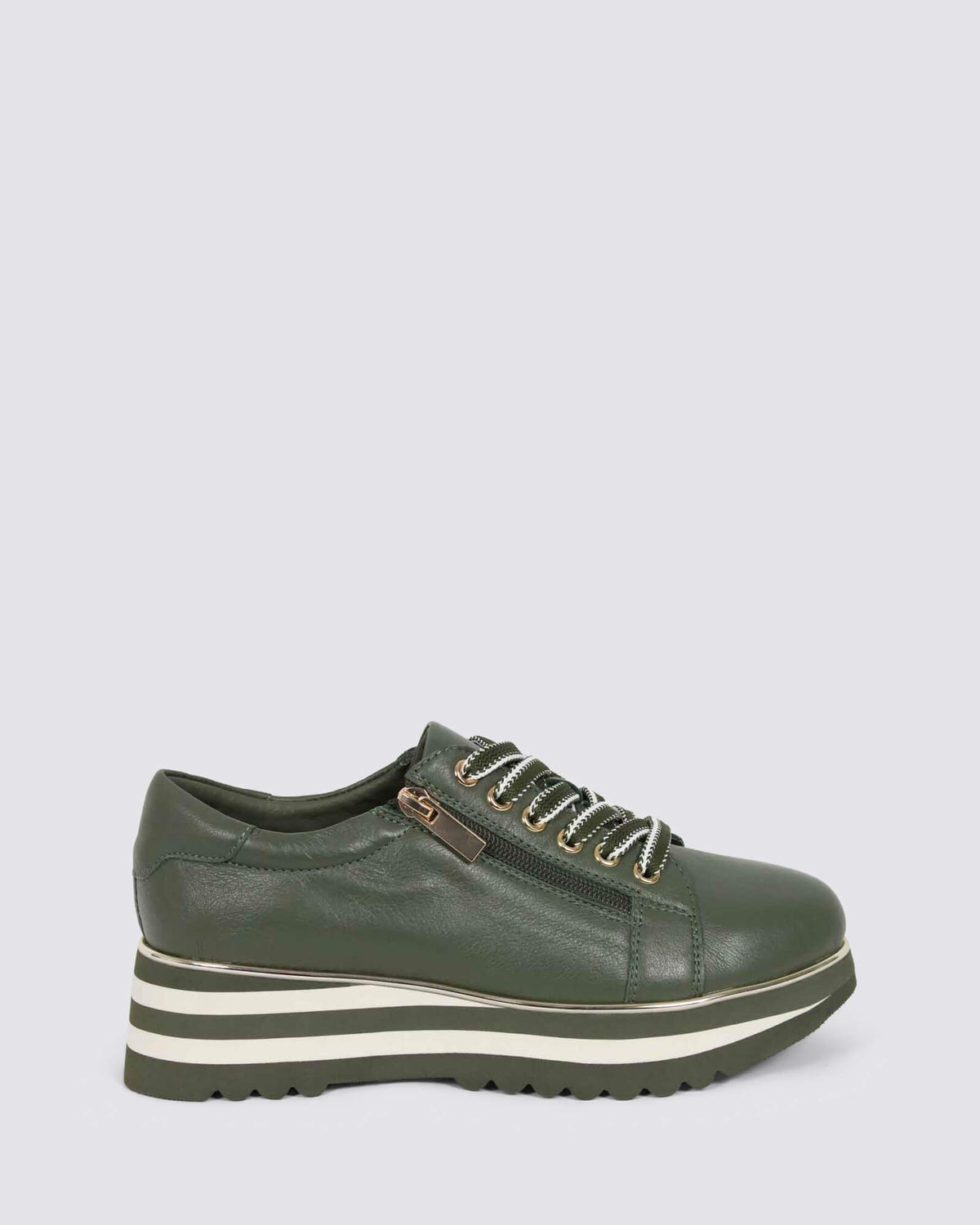 EAMMES PLATFORM SNEAKERS OLIVE