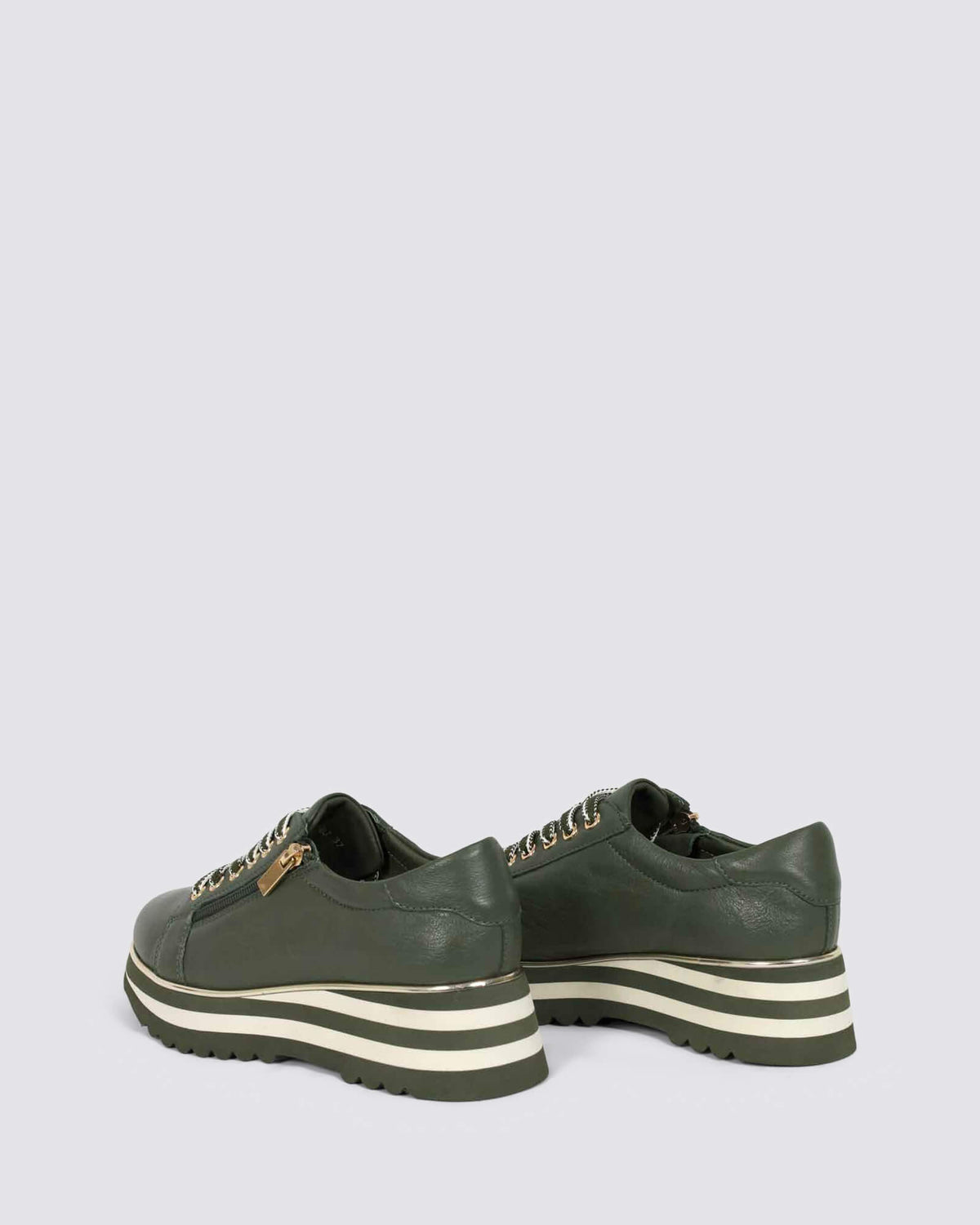 EAMMES PLATFORM SNEAKERS OLIVE