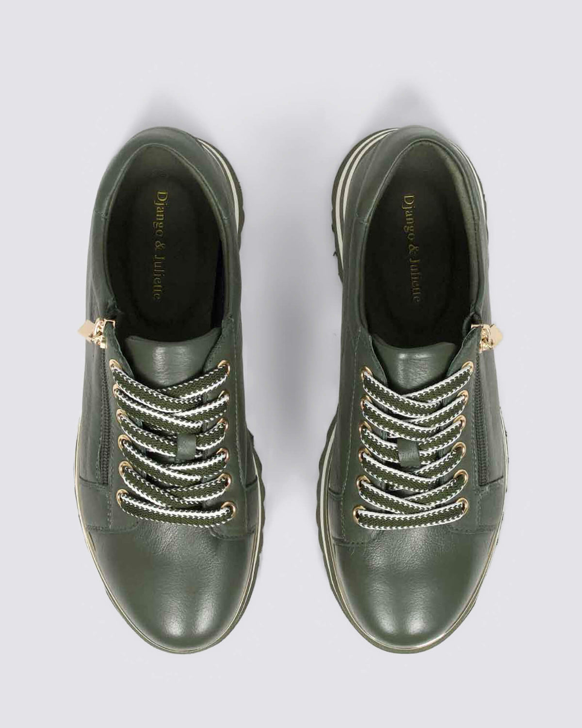 EAMMES PLATFORM SNEAKERS OLIVE