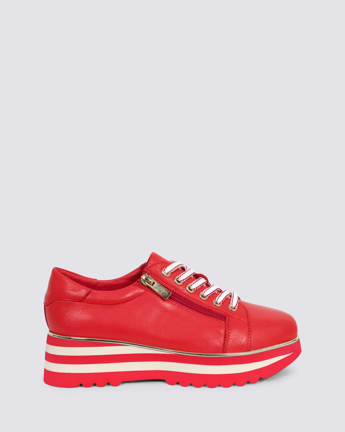 EAMMES PLATFORM SNEAKERS RED