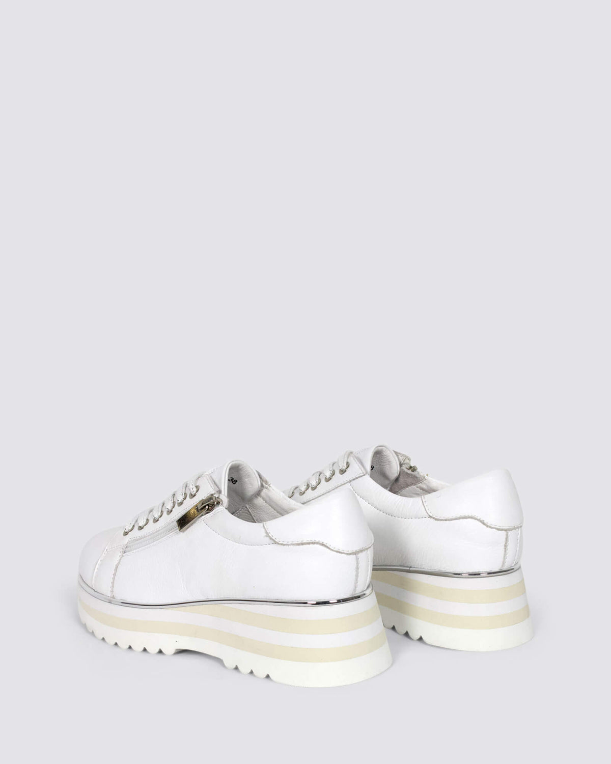 EAMMES PLATFORM SNEAKERS WHITE