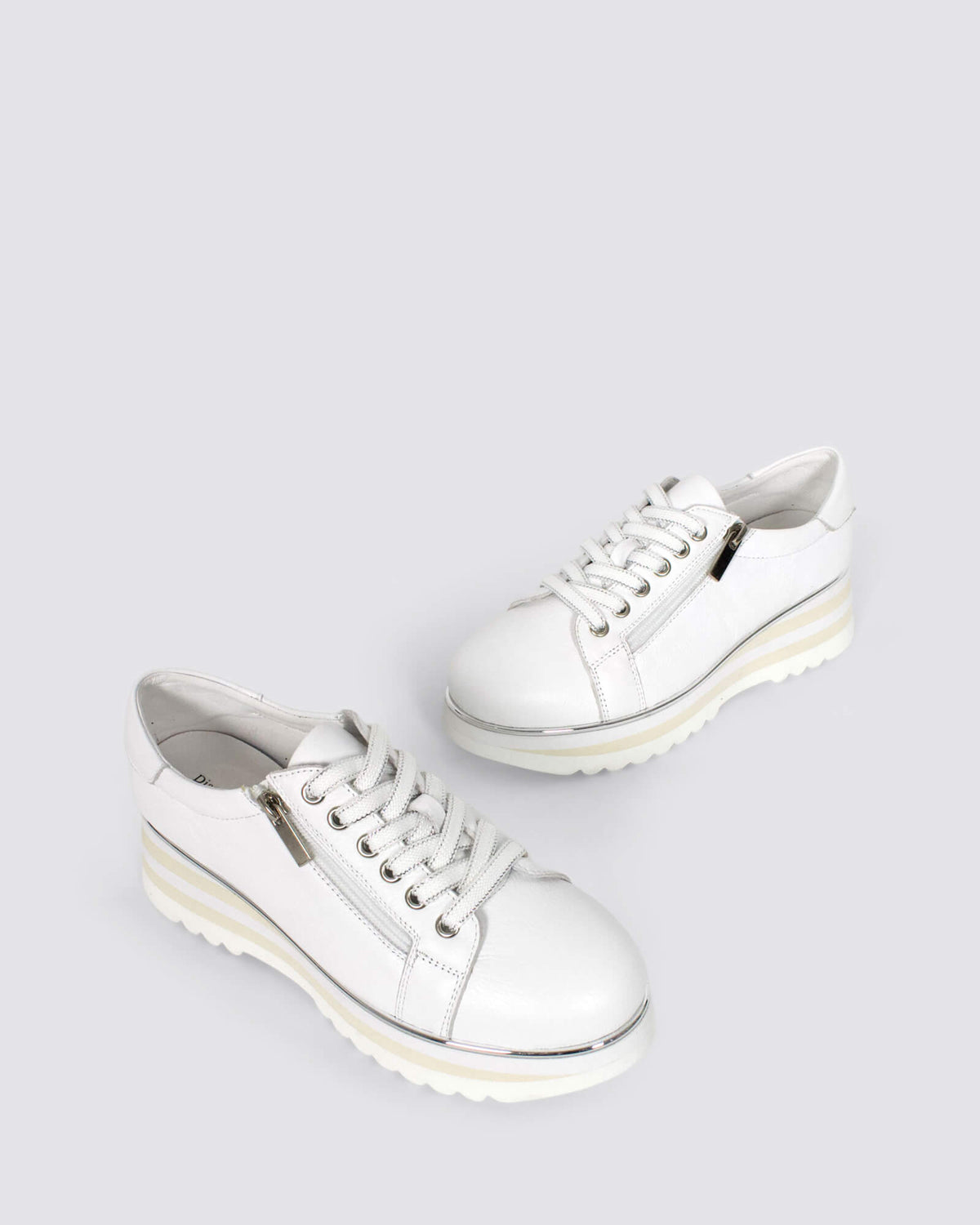 EAMMES PLATFORM SNEAKERS WHITE