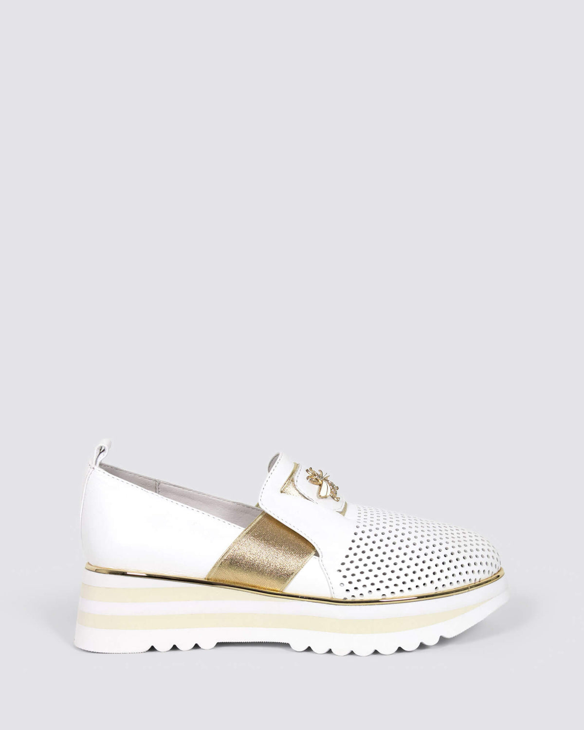 ENSOM SNEAKERS WHITE/GOLD