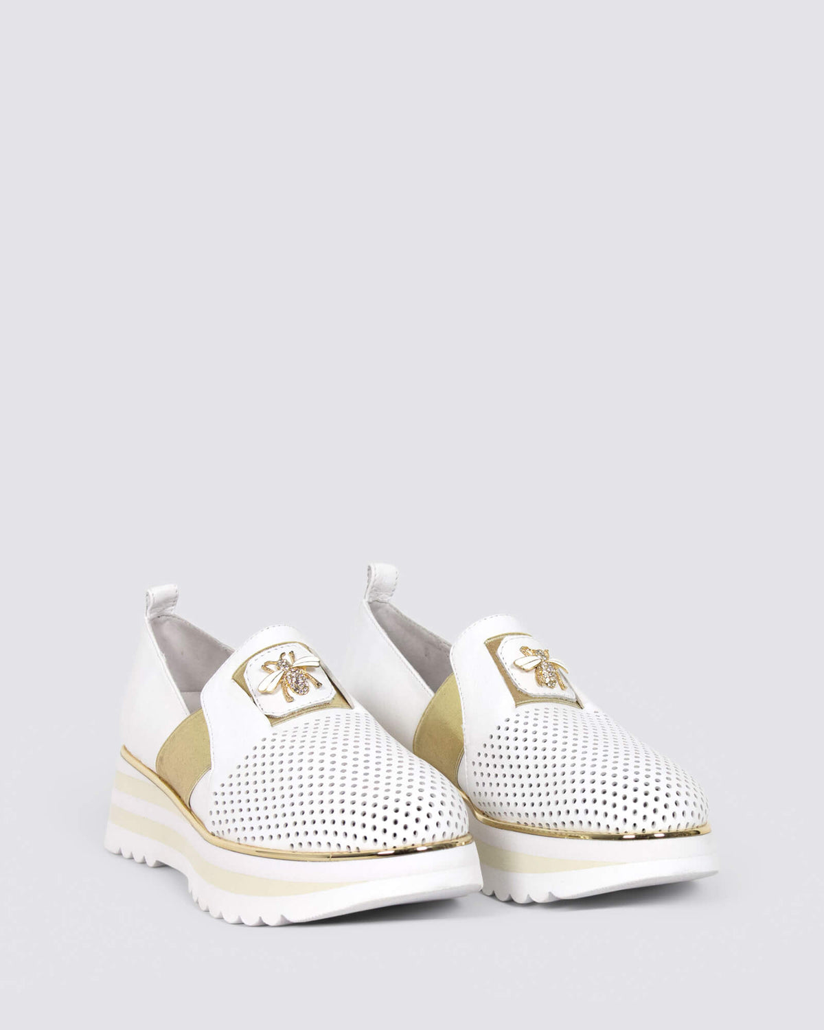 ENSOM SNEAKERS WHITE/GOLD